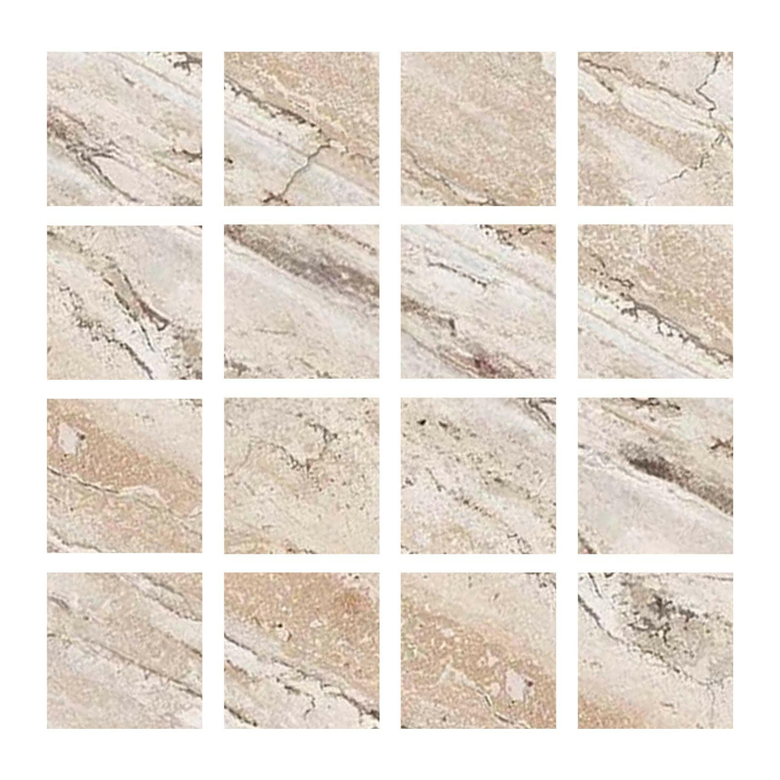 Special Cut | 3x3 Valerenga Travertine Filled & Honed Tile Special Cut | 3x3 Valerenga Travertine Filled & Honed Tile - American Tile Depot