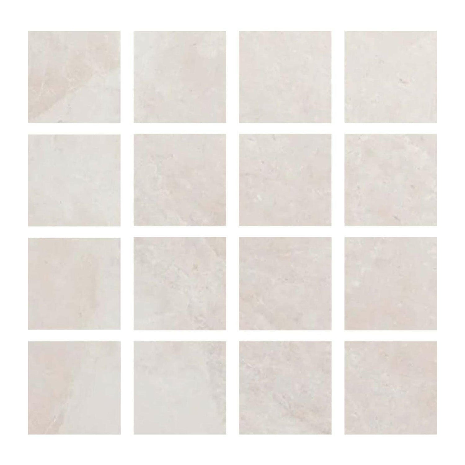 Special Cut | 3x3 White Pearl / Botticino Marble Polished Tile Special Cut | 3x3 White Pearl / Botticino Marble Polished Tile - American Tile Depot