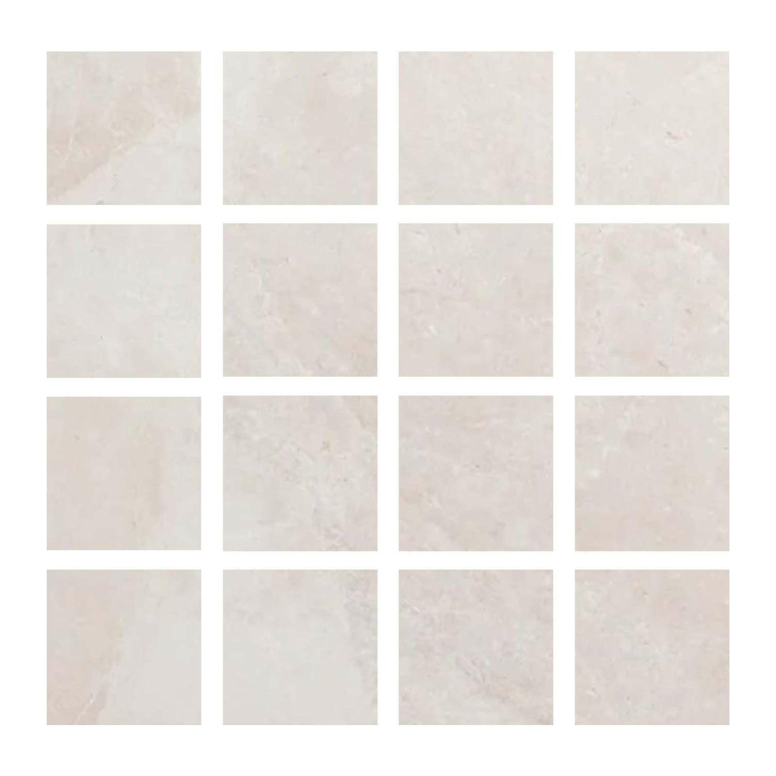 Special Cut | 3x3 White Pearl / Botticino Marble Polished Tile Special Cut | 3x3 White Pearl / Botticino Marble Polished Tile - American Tile Depot
