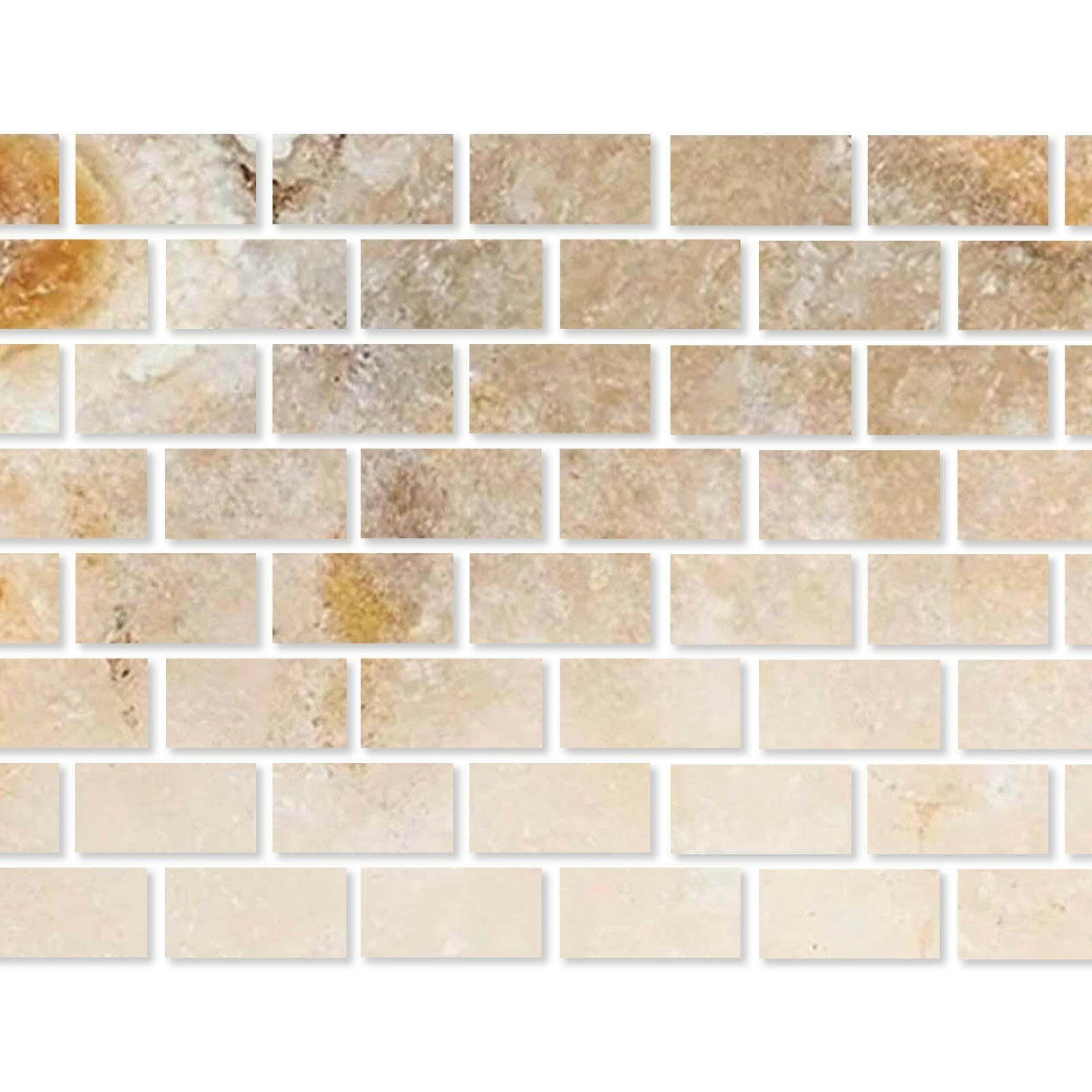 Special Cut | 3x6 Antico Onyx Travertine Filled & Honed Tile Special Cut | 3x6 Antico Onyx Travertine Filled & Honed Tile - American Tile Depot