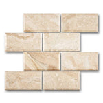 Special Cut | 3x6 Diano Royal (Queen Beige) Honed & Beveled Tile Special Cut | 3x6 Diano Royal (Queen Beige) Honed & Beveled Tile - American Tile Depot