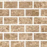 Special Cut | 3x6 Emperador Light Marble Polished Tile Special Cut | 3x6 Emperador Light Marble Polished Tile - American Tile Depot