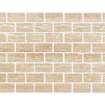 Special Cut | 3x6 Ivory Travertine Vein Cut Filled & Honed Tile Special Cut | 3x6 Ivory Travertine Vein Cut Filled & Honed Tile - American Tile Depot