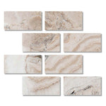 Special Cut | 3x6 Malibu Travertine Filled & Honed Tile Special Cut | 3x6 Malibu Travertine Filled & Honed Tile - American Tile Depot
