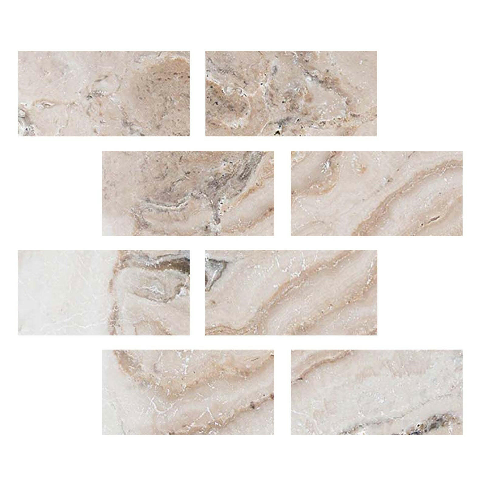 Special Cut | 3x6 Malibu Travertine Filled & Honed Tile Special Cut | 3x6 Malibu Travertine Filled & Honed Tile - American Tile Depot