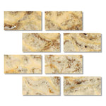 Special Cut | 3x6 Scabos Travertine Filled & Honed Tile Special Cut | 3x6 Scabos Travertine Filled & Honed Tile - American Tile Depot
