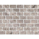 Special Cut | 3x6 Silver Travertine Filled & Honed Tile Special Cut | 3x6 Silver Travertine Filled & Honed Tile - American Tile Depot