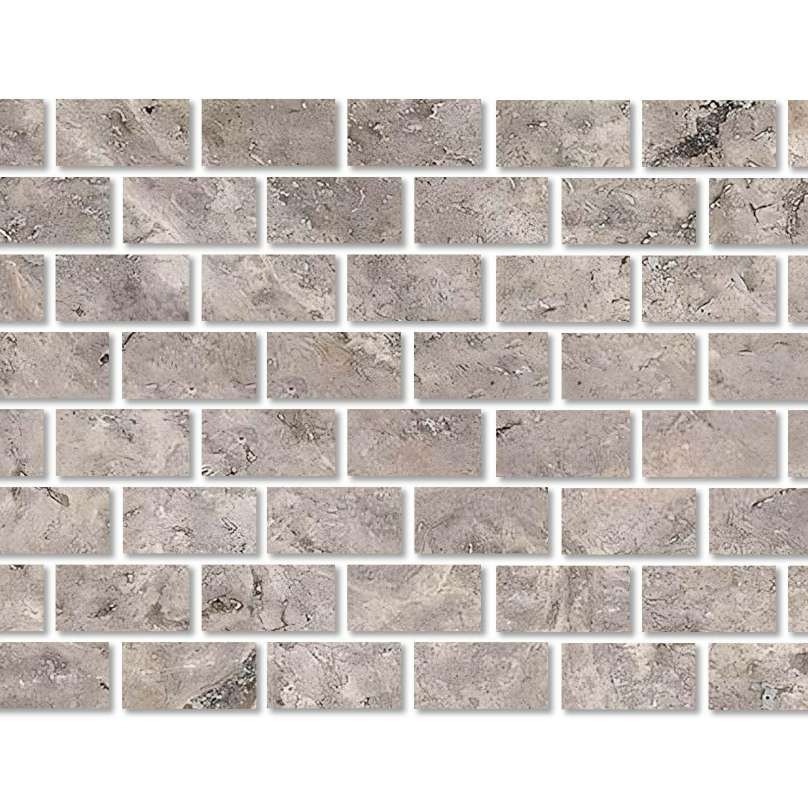 Special Cut | 3x6 Silver Travertine Filled & Honed Tile Special Cut | 3x6 Silver Travertine Filled & Honed Tile - American Tile Depot
