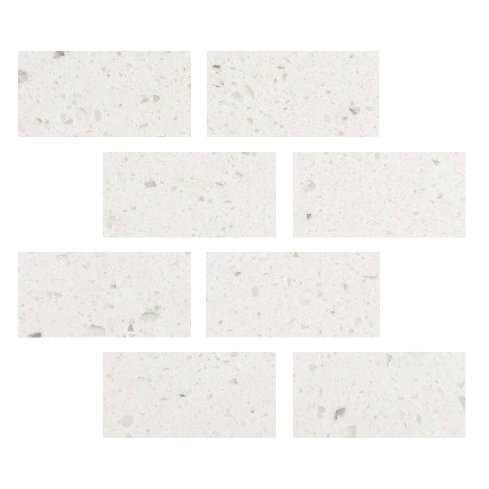 Special Cut | 3x6 Terrazzo Silver Marble Polished Tile Special Cut | 3x6 Terrazzo Silver Marble Polished Tile - American Tile Depot