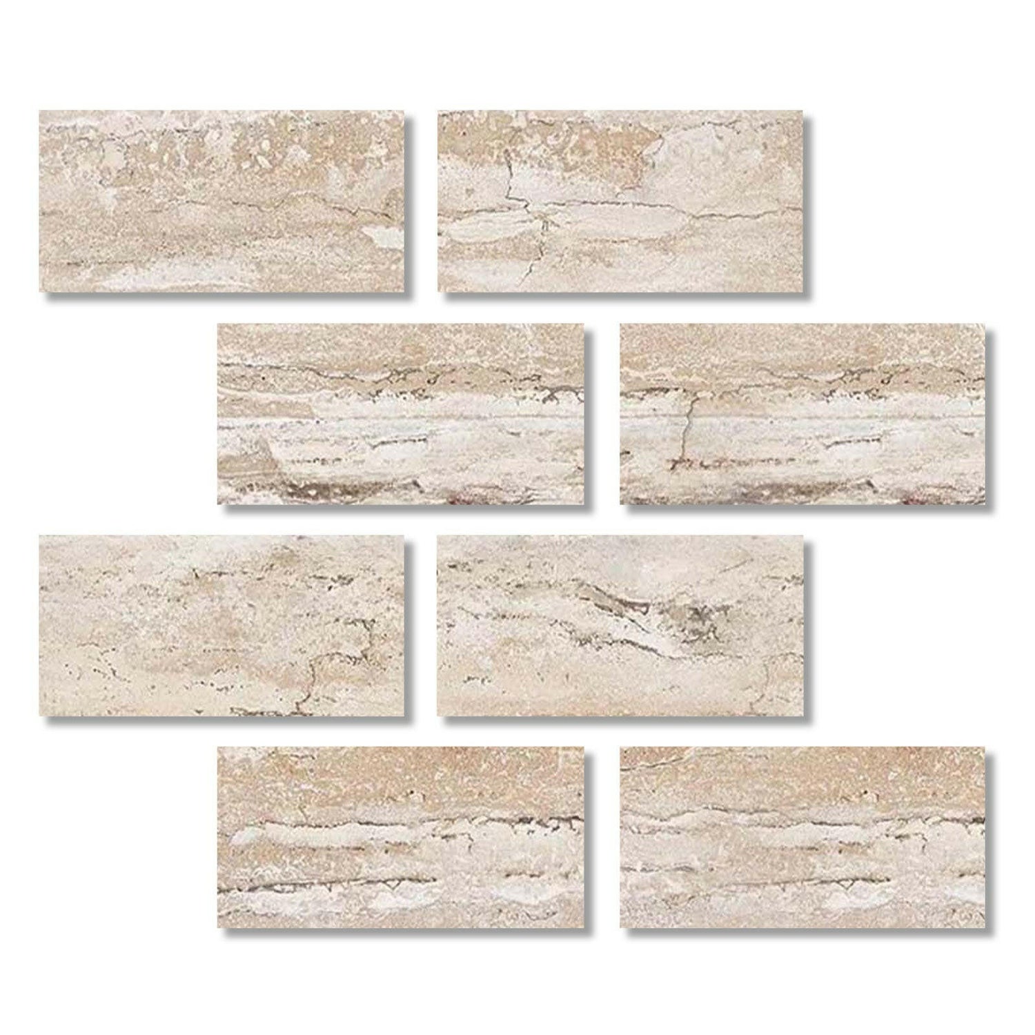 Special Cut | 3x6 Valerenga Travertine Filled & Honed Tile Special Cut | 3x6 Valerenga Travertine Filled & Honed Tile - American Tile Depot