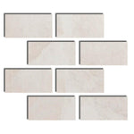 Special Cut | 3x6 White Pearl / Botticino Marble Honed Tile Special Cut | 3x6 White Pearl / Botticino Marble Honed Tile - American Tile Depot