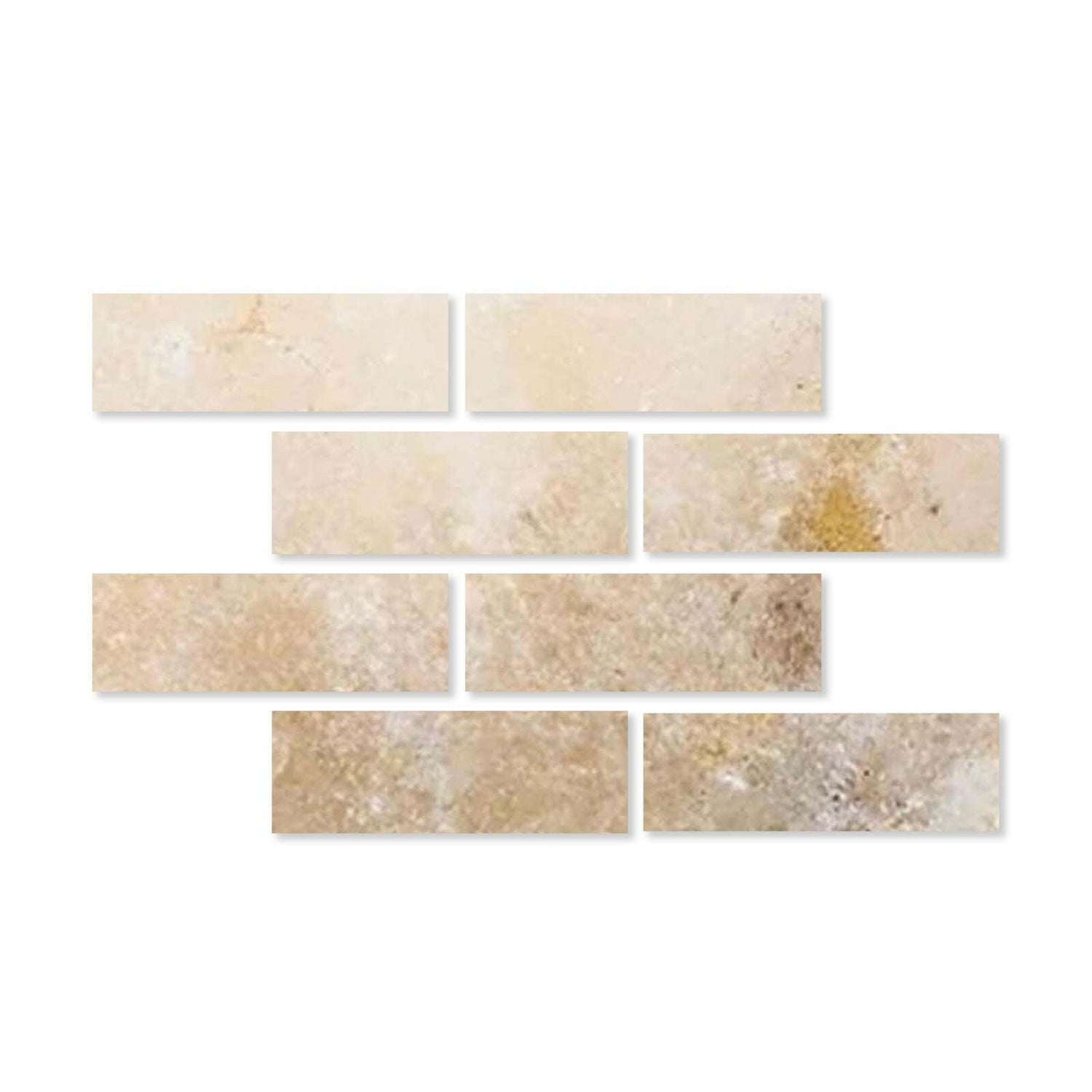 Special Cut | 4x12 Antico Onyx Travertine Filled & Polished Tile Special Cut | 4x12 Antico Onyx Travertine Filled & Polished Tile - American Tile Depot