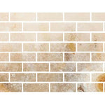 Special Cut | 4x12 Antico Onyx Travertine Filled & Polished Tile Special Cut | 4x12 Antico Onyx Travertine Filled & Polished Tile - American Tile Depot