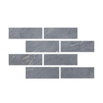 Special Cut | 4x12 Bardiglio Imperiale Marble Polished Tile Special Cut | 4x12 Bardiglio Imperiale Marble Polished Tile - American Tile Depot