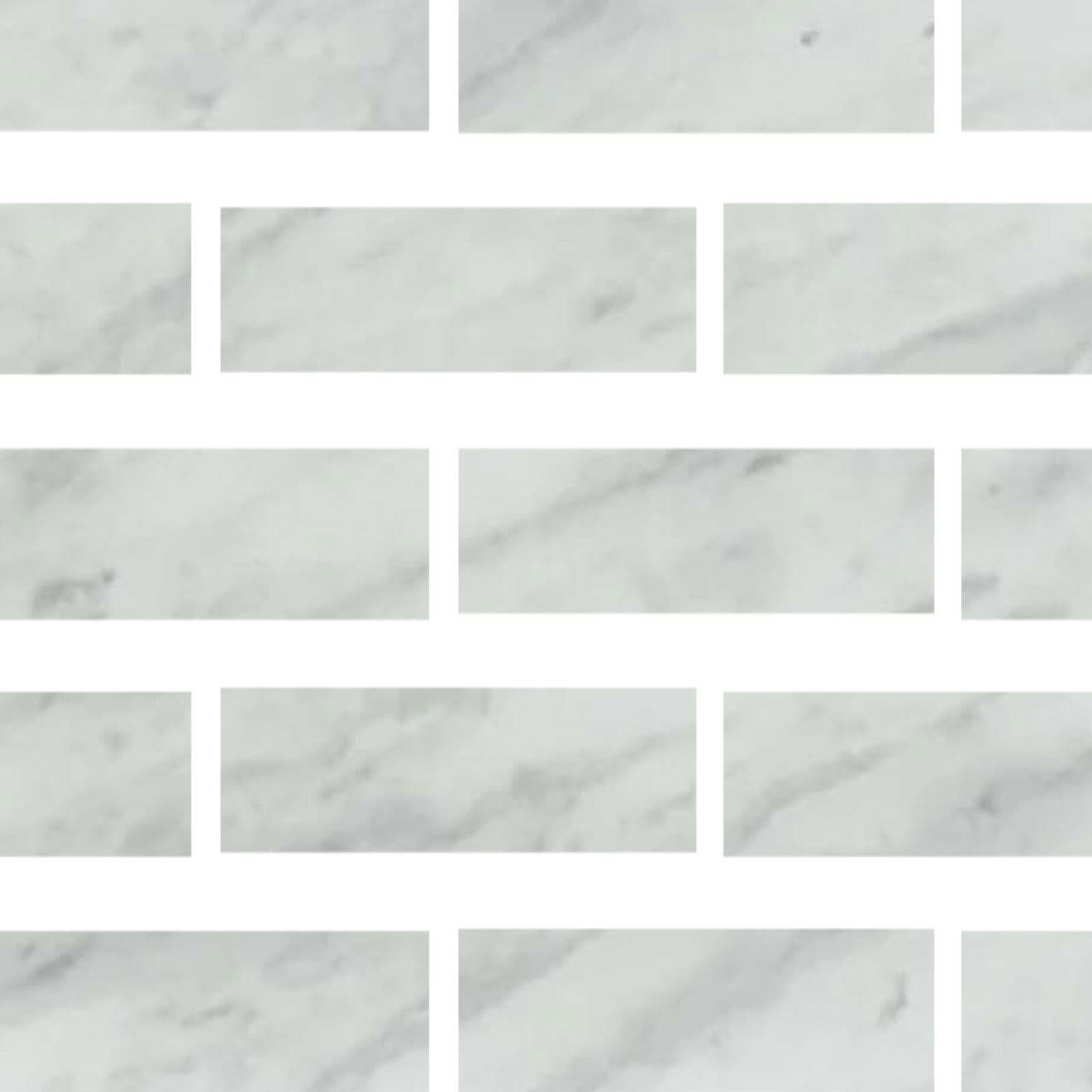 Special Cut | 4x12 Bianco Venatino Marble Honed Tile Special Cut | 4x12 Bianco Venatino Marble Honed Tile - American Tile Depot