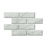 Special Cut | 4x12 Bianco Venatino Marble Polished Tile Special Cut | 4x12 Bianco Venatino Marble Polished Tile - American Tile Depot