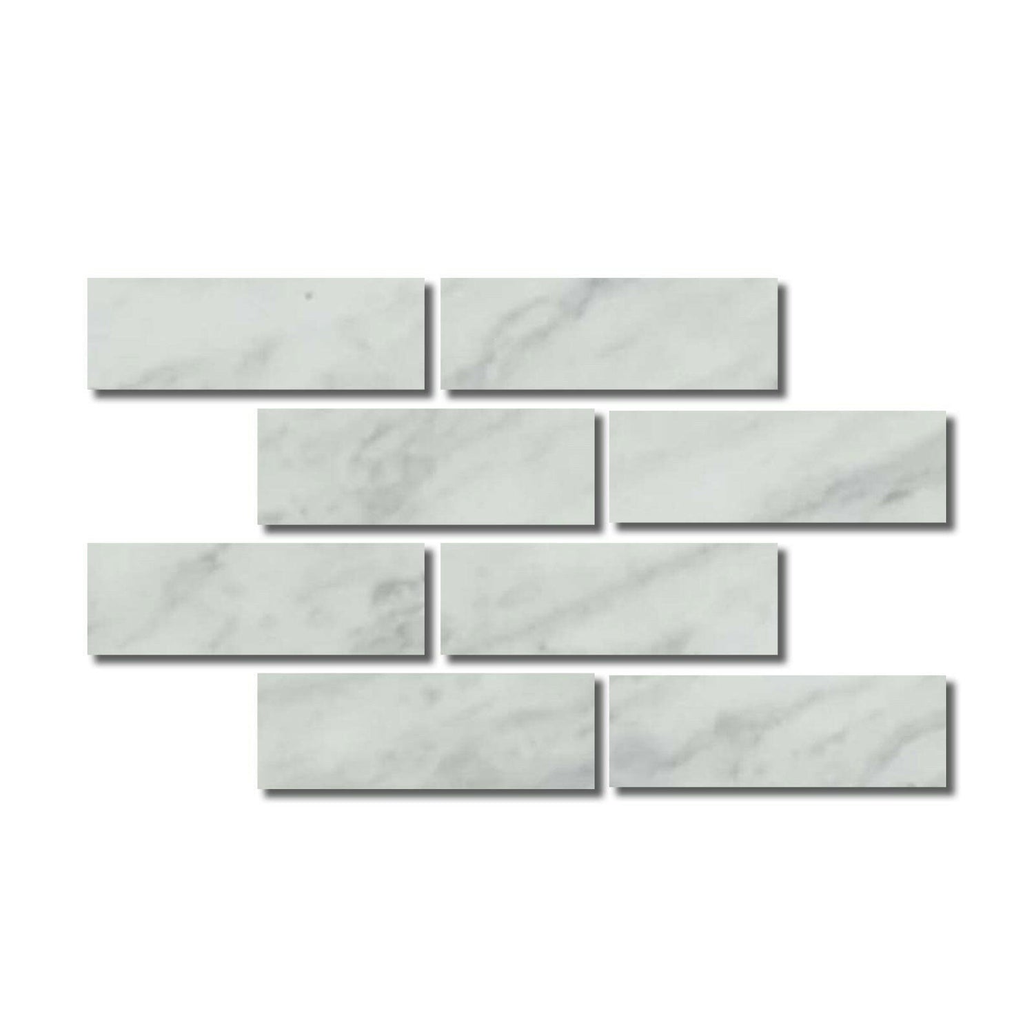 Special Cut | 4x12 Bianco Venatino Marble Polished Tile Special Cut | 4x12 Bianco Venatino Marble Polished Tile - American Tile Depot