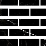Special Cut | 4x12 Black Marquina Marble Polished Tile Special Cut | 4x12 Black Marquina Marble Polished Tile - American Tile Depot