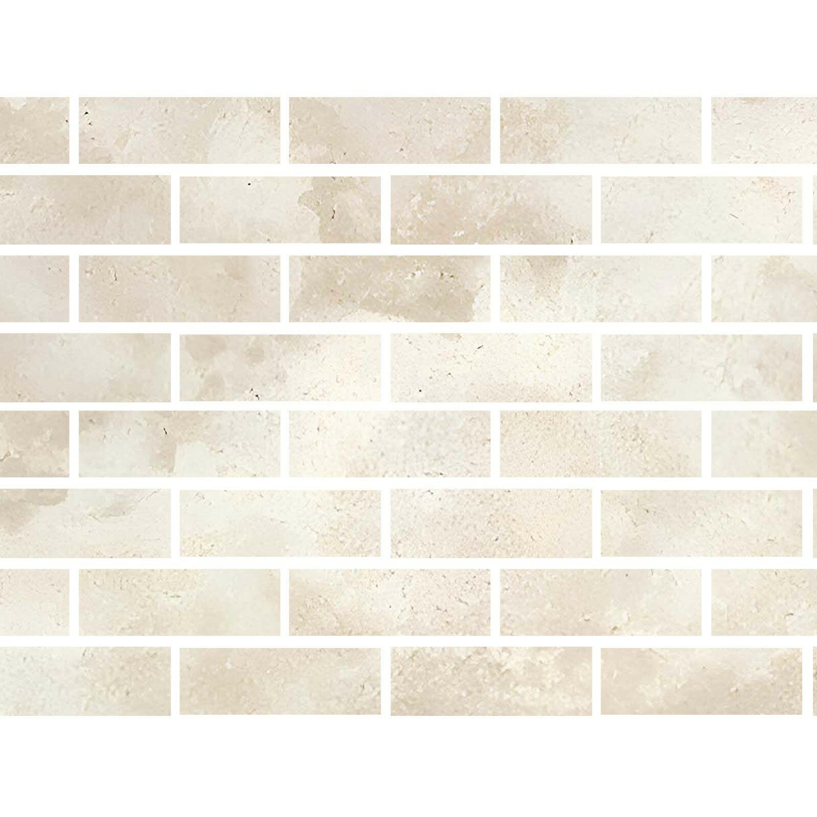 Special Cut | 4x12 Durango Cream Travertine Filled & Honed Tile Special Cut | 4x12 Durango Cream Travertine Filled & Honed Tile - American Tile Depot
