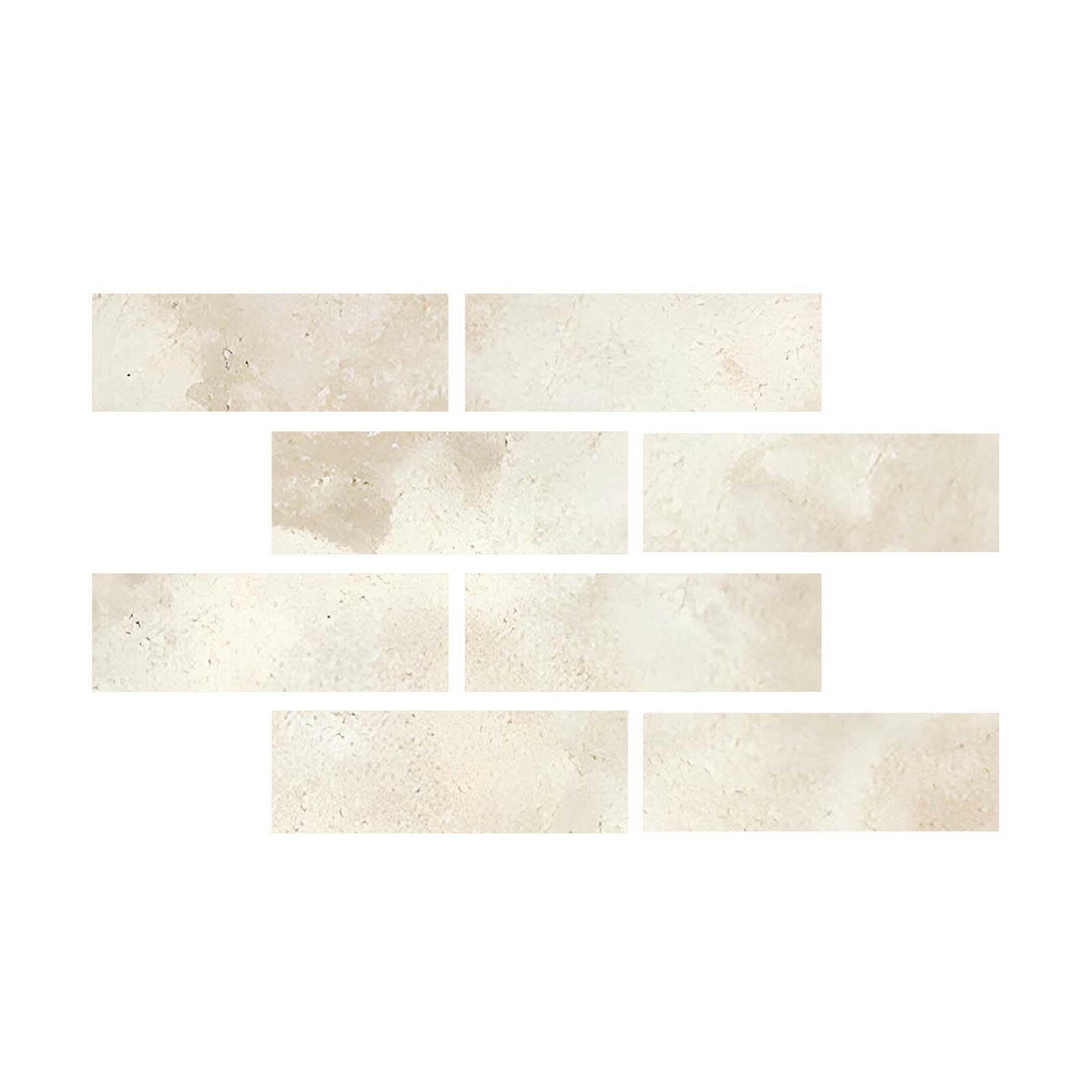 Special Cut | 4x12 Durango Cream Travertine Filled & Honed Tile Special Cut | 4x12 Durango Cream Travertine Filled & Honed Tile - American Tile Depot