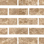 Special Cut | 4x12 Emperador Light Marble Polished Tile Special Cut | 4x12 Emperador Light Marble Polished Tile - American Tile Depot