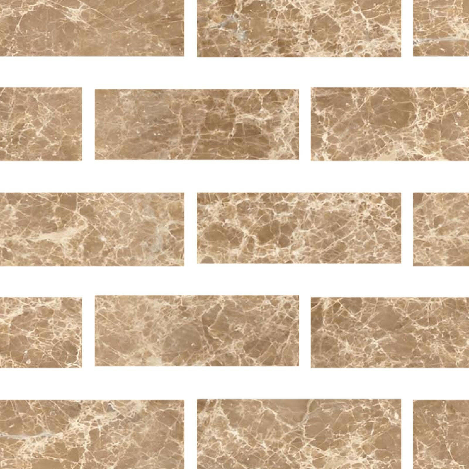 Special Cut | 4x12 Emperador Light Marble Polished Tile Special Cut | 4x12 Emperador Light Marble Polished Tile - American Tile Depot