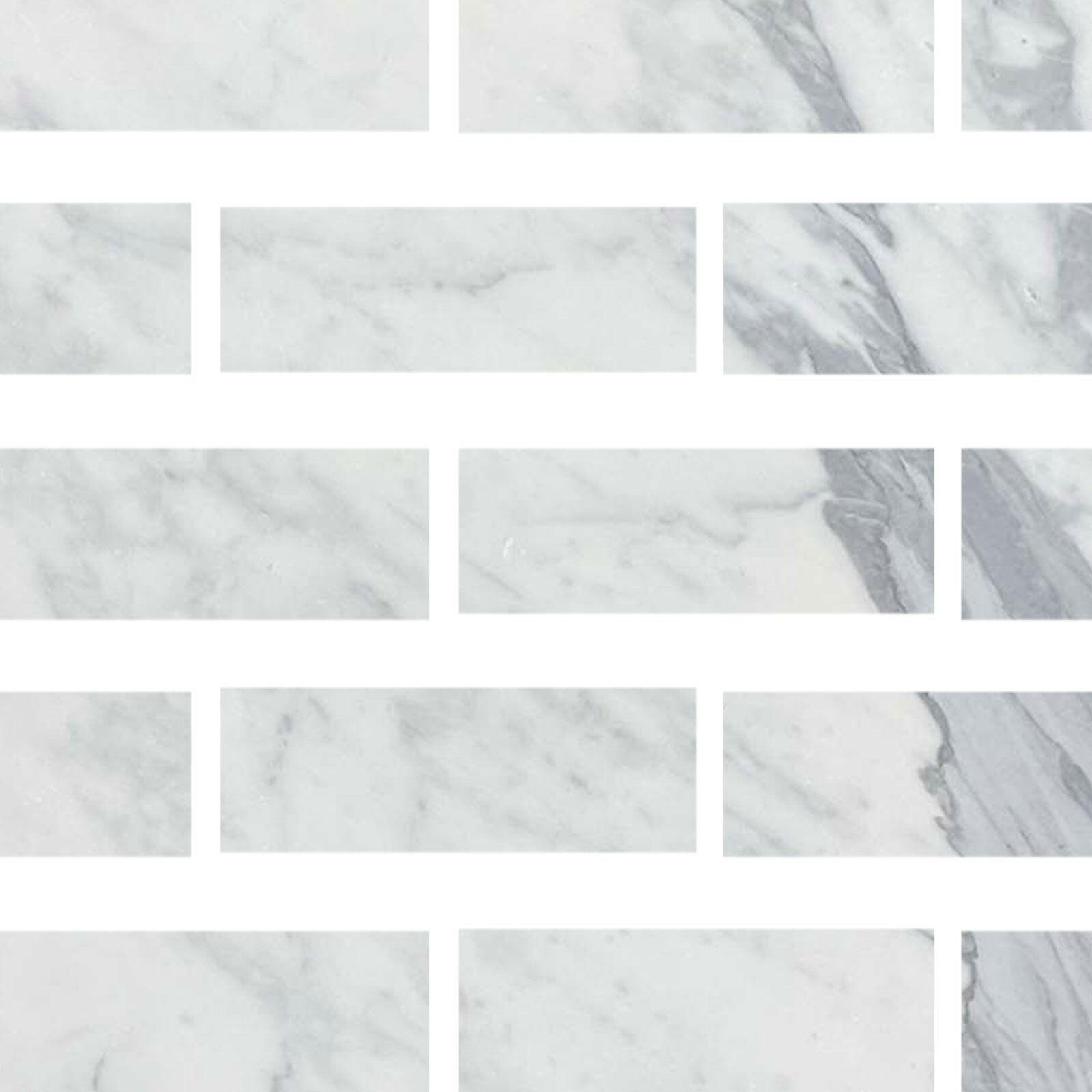 Special Cut | 4x12 Italian Statuary White Marble Polished Tile Special Cut | 4x12 Italian Statuary White Marble Polished Tile - American Tile Depot