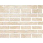 Special Cut | 4x12 Ivory Travertine Filled & Honed Tile - American Tile Depot