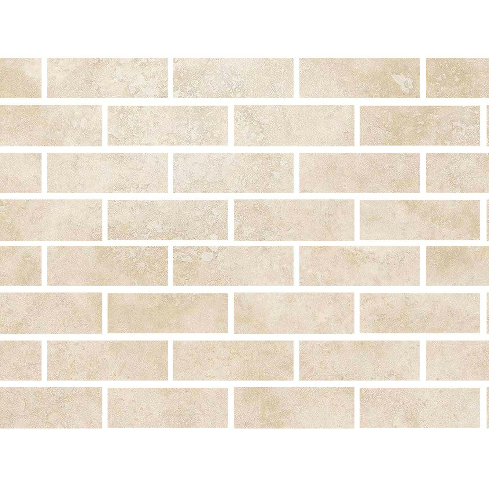 Special Cut | 4x12 Ivory Travertine Filled & Polished Tile - American Tile Depot