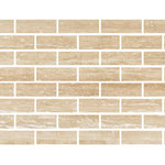 Special Cut | 4x12 Ivory Travertine Vein Cut Filled & Polished Tile Special Cut | 4x12 Ivory Travertine Vein Cut Filled & Polished Tile - American Tile Depot