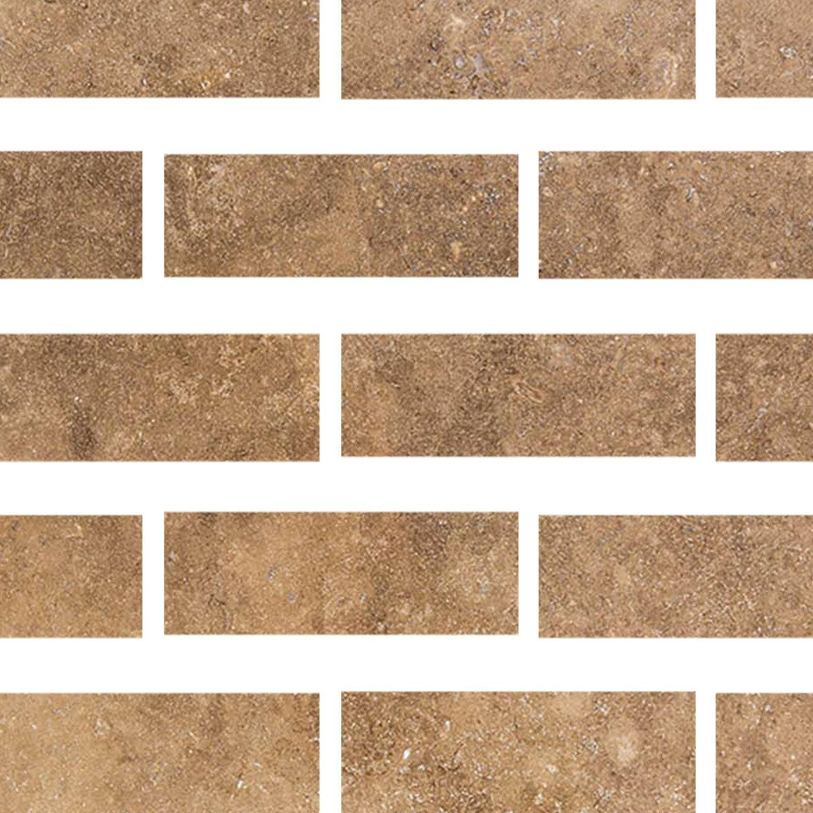 Special Cut | 4x12 Noce Travertine Filled & Honed Tile Special Cut | 4x12 Noce Travertine Filled & Honed Tile - American Tile Depot