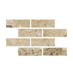 Special Cut | 4x12 Philadelphia Travertine Filled & Honed Tile Special Cut | 4x12 Philadelphia Travertine Filled & Honed Tile - American Tile Depot