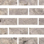 Special Cut | 4x12 Silver Travertine Filled & Honed Tile Special Cut | 4x12 Silver Travertine Filled & Honed Tile - American Tile Depot