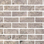 Special Cut | 4x12 Silver Travertine Filled & Honed Tile Special Cut | 4x12 Silver Travertine Filled & Honed Tile - American Tile Depot
