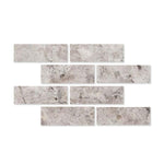 Special Cut | 4x12 Tundra Gray (Atlantic Gray) Marble Honed Tile Special Cut | 4x12 Tundra Gray (Atlantic Gray) Marble Honed Tile - American Tile Depot