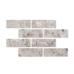 Special Cut | 4x12 Tundra Gray (Atlantic Gray) Marble Polished Tile Special Cut | 4x12 Tundra Gray (Atlantic Gray) Marble Polished Tile - American Tile Depot