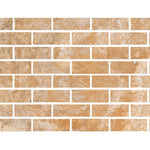Special Cut | 4x12 Valencia Travertine Filled & Honed Tile Special Cut | 4x12 Valencia Travertine Filled & Honed Tile - American Tile Depot