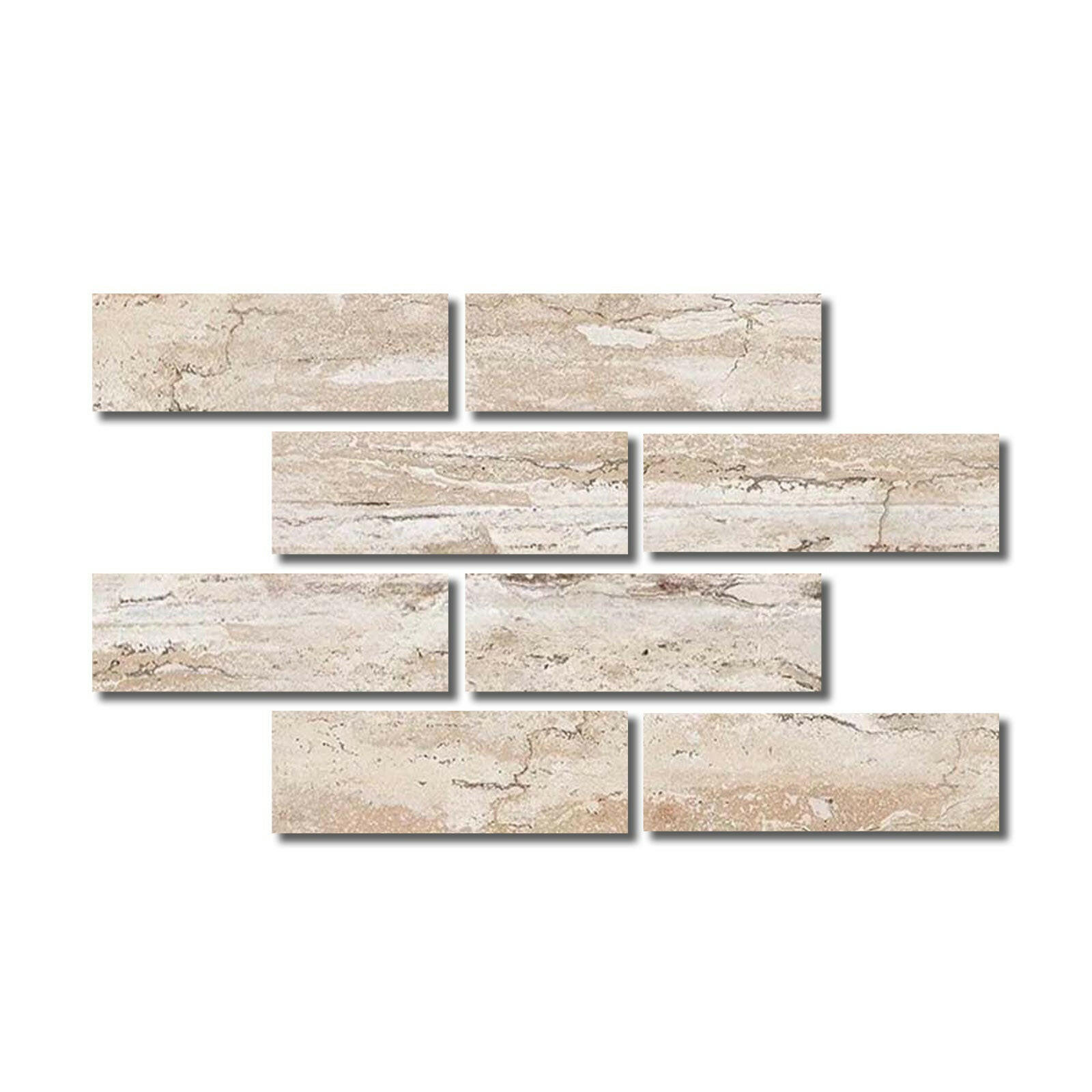 Special Cut | 4x12 Valerenga Travertine Filled & Honed Tile - American Tile Depot