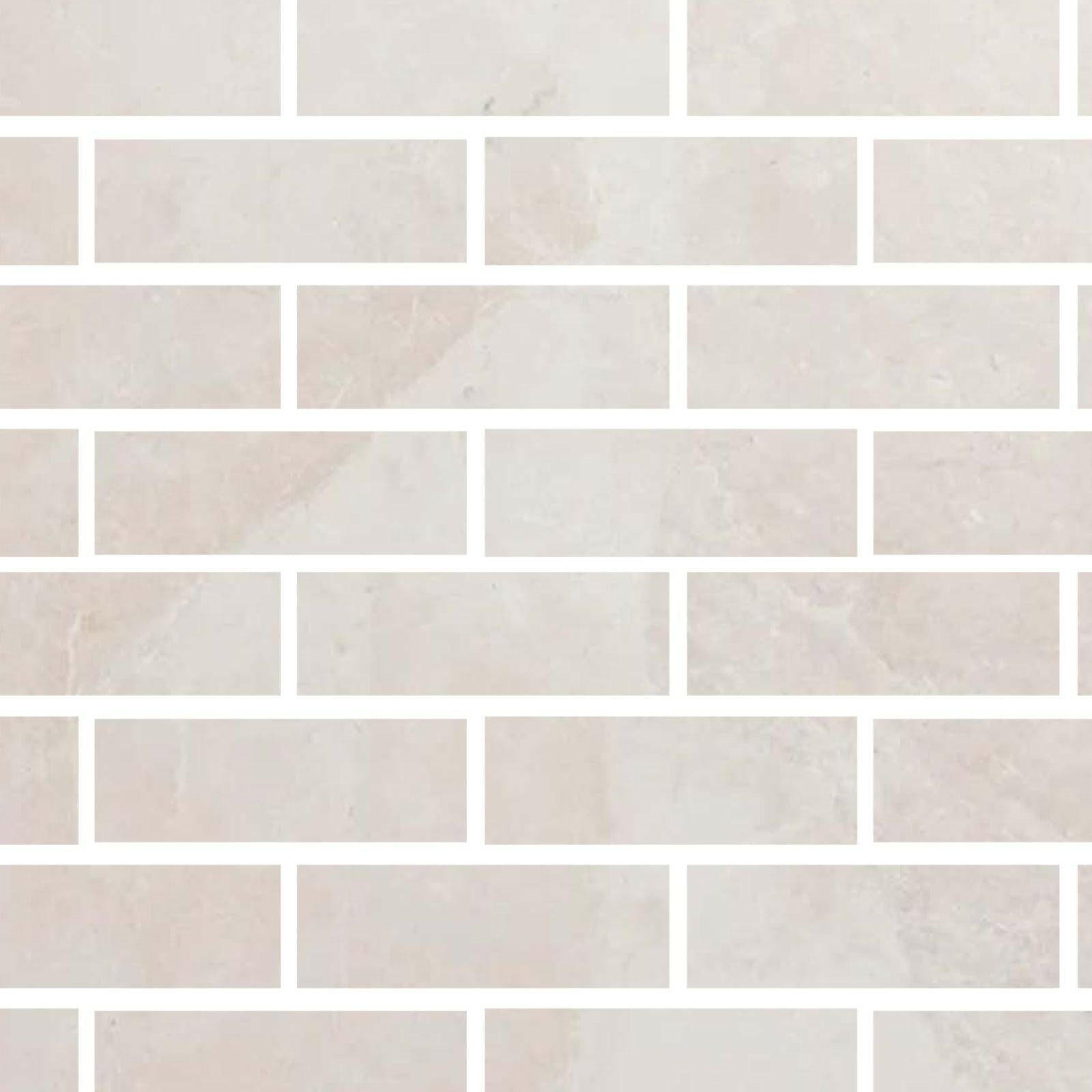 Special Cut | 4x12 White Pearl / Botticino Marble Honed Tile Special Cut | 4x12 White Pearl / Botticino Marble Honed Tile - American Tile Depot