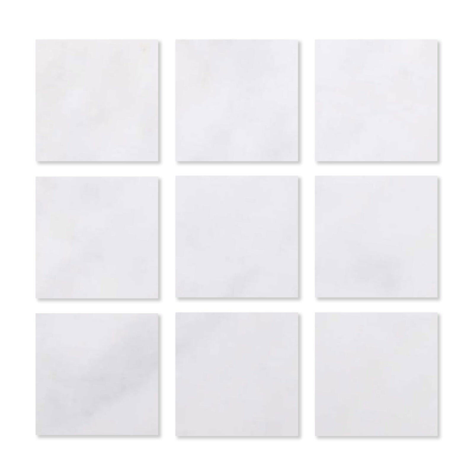 Special Cut | 4x4 Afyon White Marble Polished Tile Special Cut | 4x4 Afyon White Marble Polished Tile - American Tile Depot