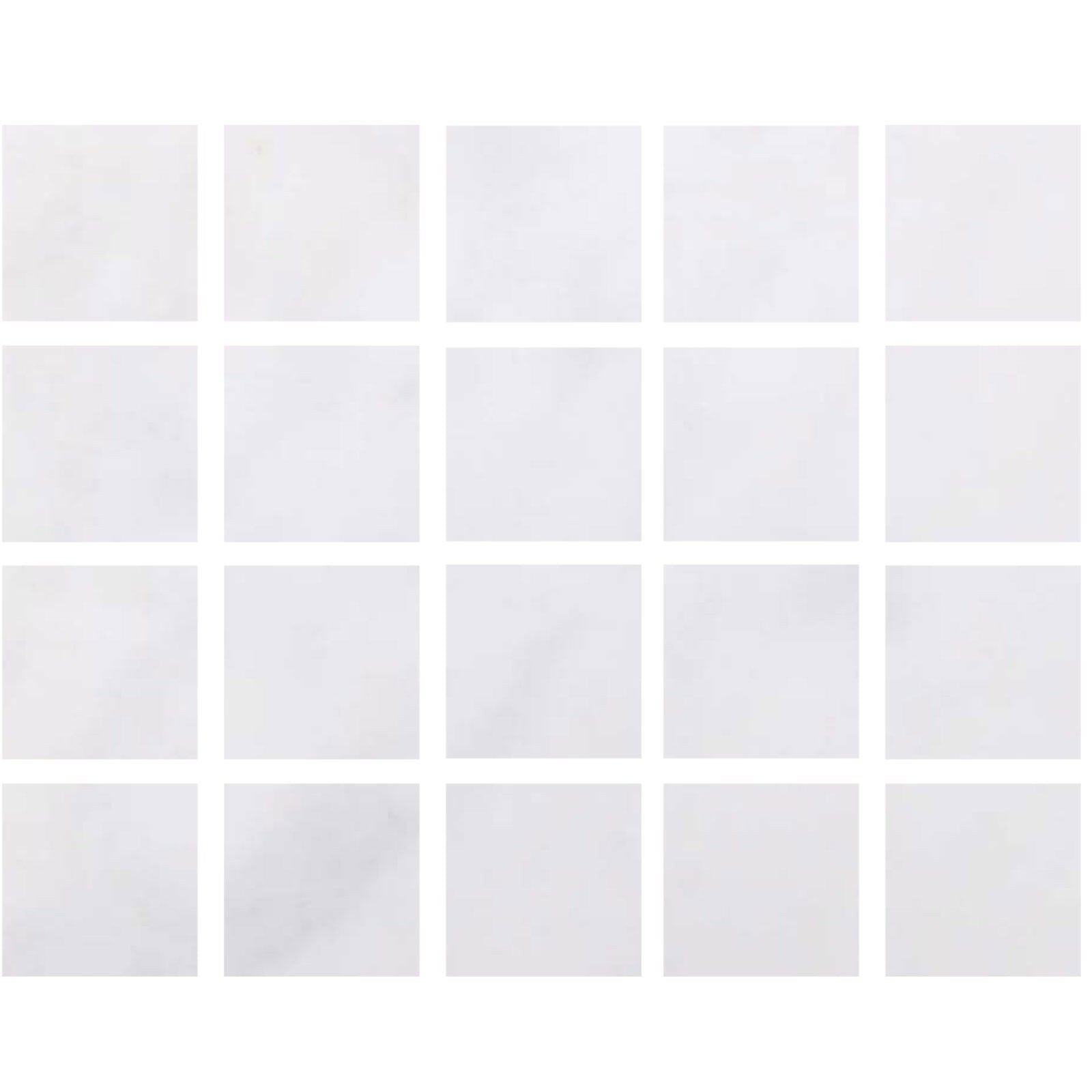 Special Cut | 4x4 Afyon White Marble Polished Tile Special Cut | 4x4 Afyon White Marble Polished Tile - American Tile Depot