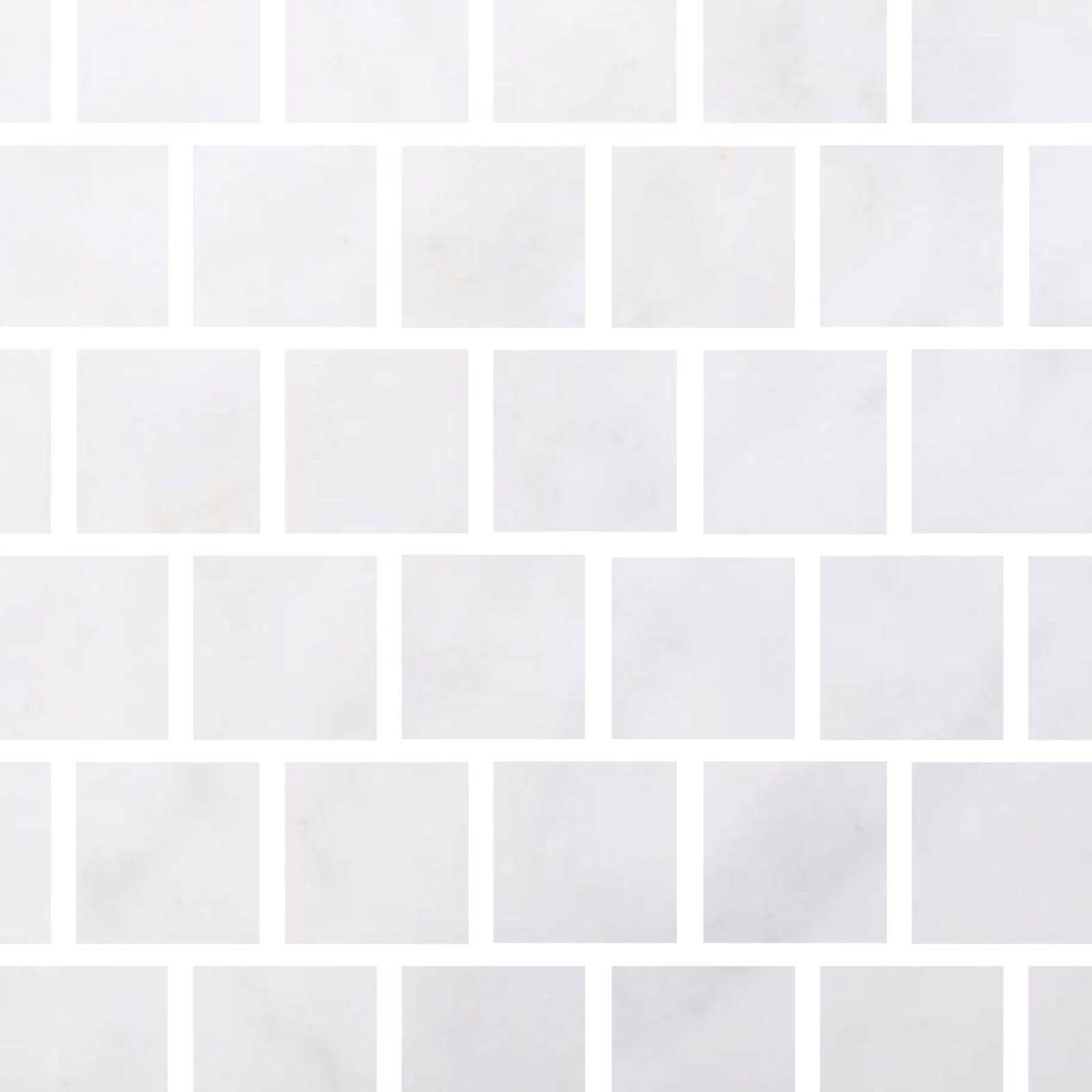 Special Cut | 4x4 Afyon White Marble Polished Tile Special Cut | 4x4 Afyon White Marble Polished Tile - American Tile Depot