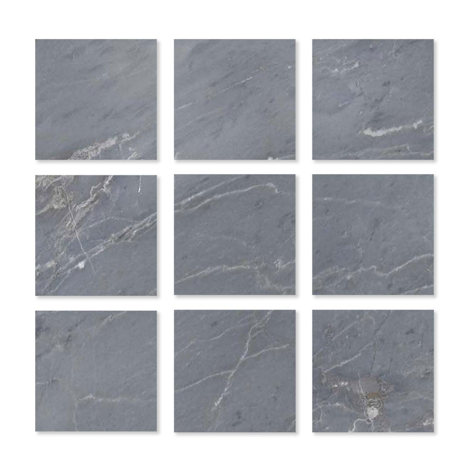 Special Cut | 4x4 Bardiglio Imperiale Marble Polished Tile Special Cut | 4x4 Bardiglio Imperiale Marble Polished Tile - American Tile Depot