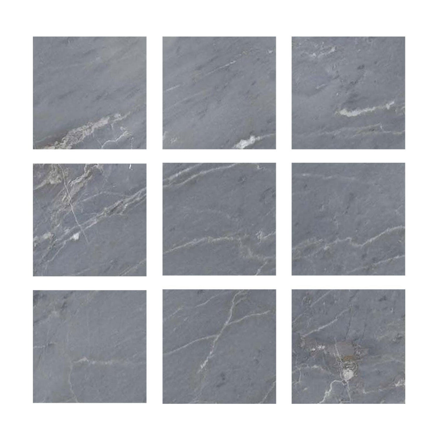 Special Cut | 4x4 Bardiglio Imperiale Marble Polished Tile Special Cut | 4x4 Bardiglio Imperiale Marble Polished Tile - American Tile Depot