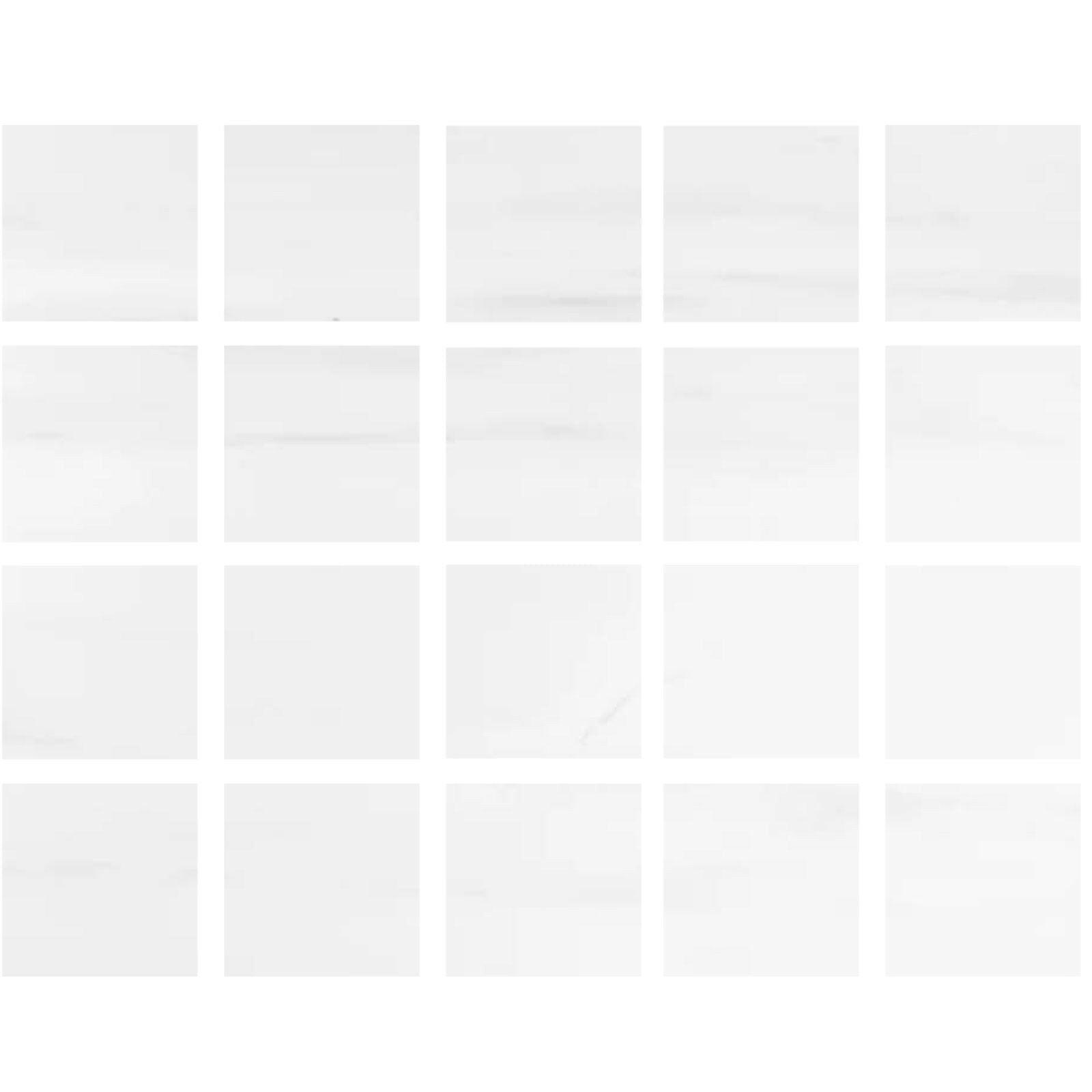 Special Cut | 4x4 Bianco Dolomite Polished Tile Special Cut | 4x4 Bianco Dolomite Polished Tile - American Tile Depot