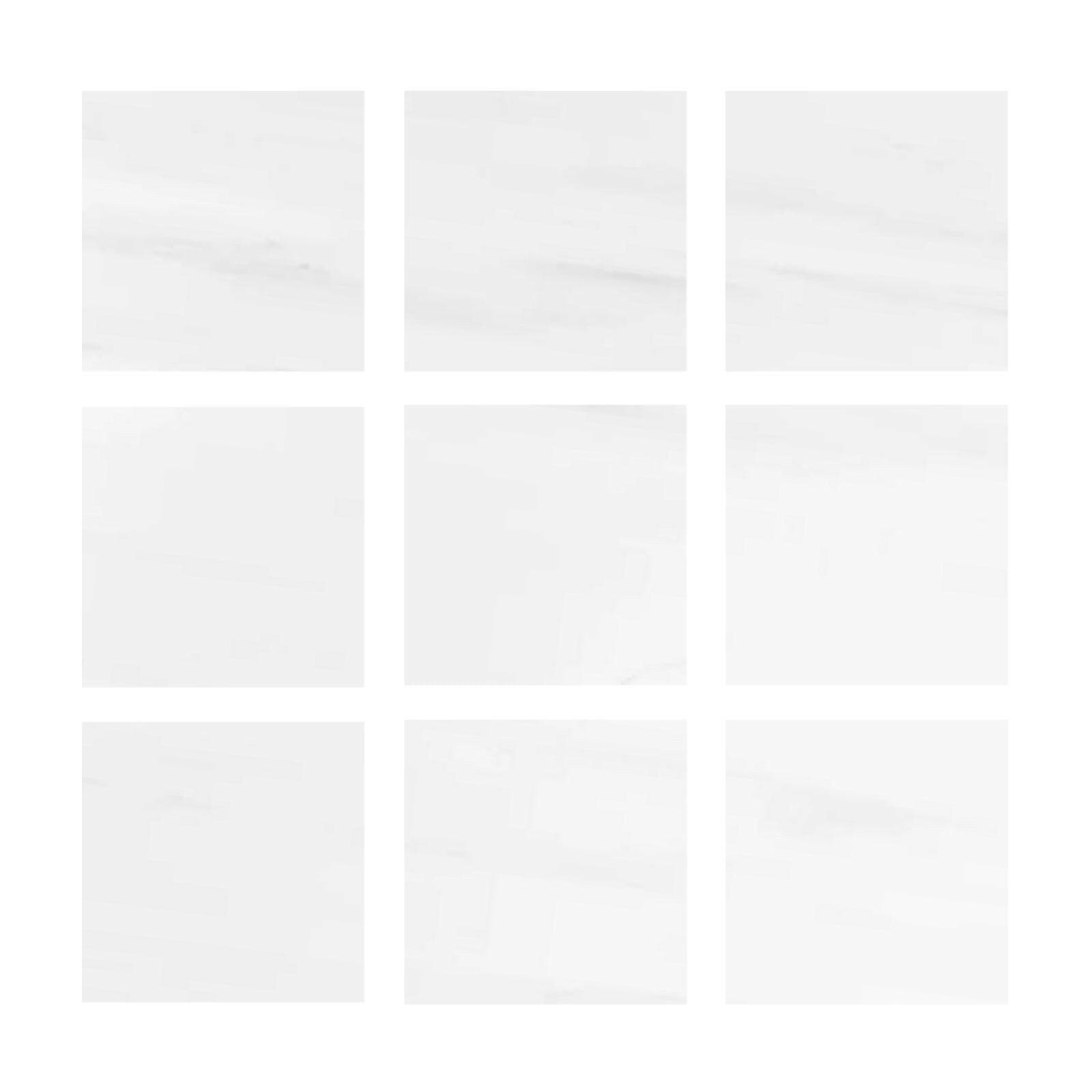 Special Cut | 4x4 Bianco Dolomite Polished Tile Special Cut | 4x4 Bianco Dolomite Polished Tile - American Tile Depot
