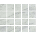 Special Cut | 4x4 Bianco Venatino Marble Polished Tile Special Cut | 4x4 Bianco Venatino Marble Polished Tile - American Tile Depot