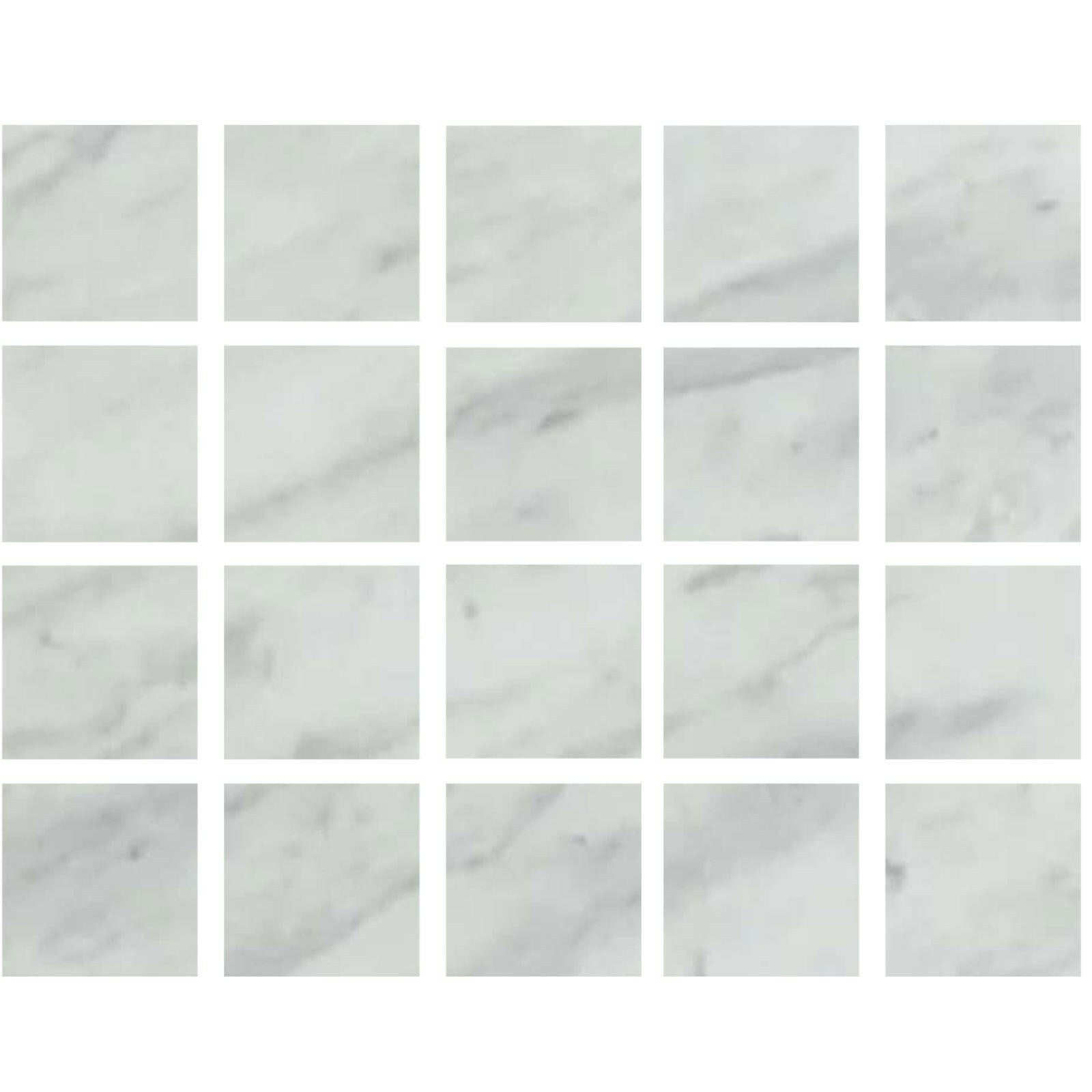 Special Cut | 4x4 Bianco Venatino Marble Polished Tile Special Cut | 4x4 Bianco Venatino Marble Polished Tile - American Tile Depot