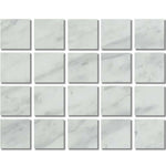Special Cut | 4x4 Bianco Venatino Marble Polished Tile Special Cut | 4x4 Bianco Venatino Marble Polished Tile - American Tile Depot