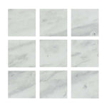 Special Cut | 4x4 Bianco Venatino Marble Polished Tile Special Cut | 4x4 Bianco Venatino Marble Polished Tile - American Tile Depot